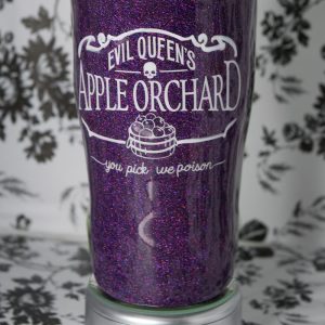 3D Glow Evil Queen's Orchard & Poison Apple Tumbler