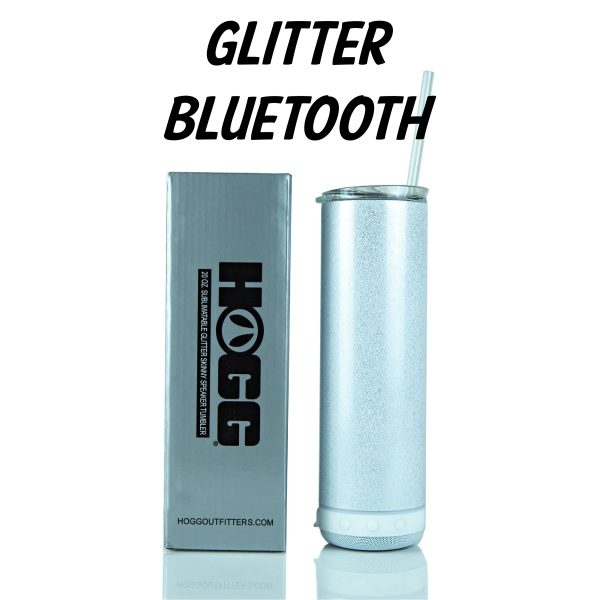 Glitter Bluetooth 20 Oz. Sublimation Tumbler