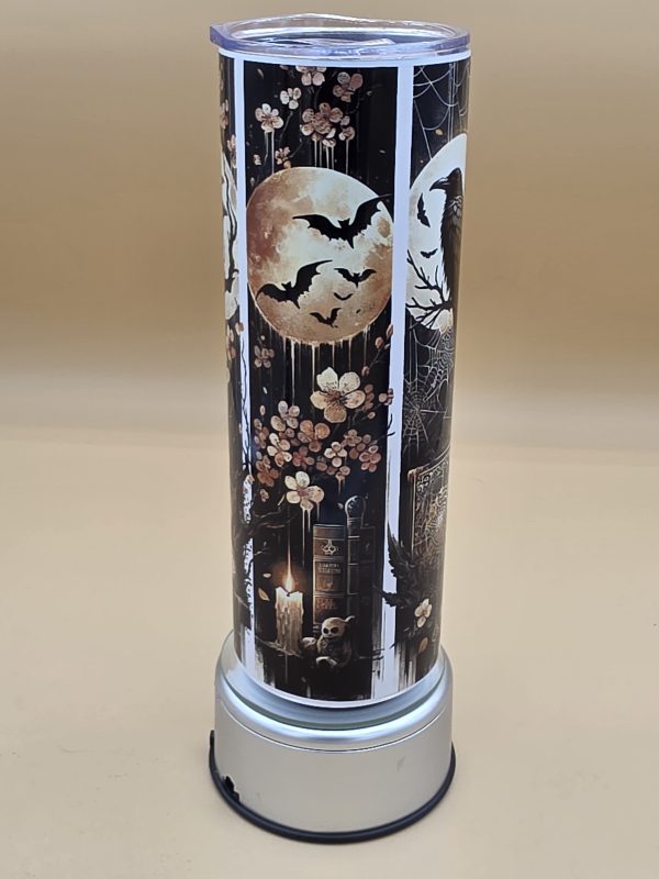 Gothic Ravens Moon Books Sublimation Tumbler