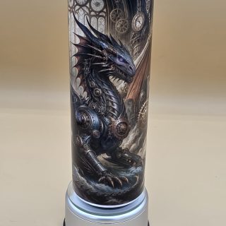 Clockwork Dragon Steampunk Sublimation Tumbler