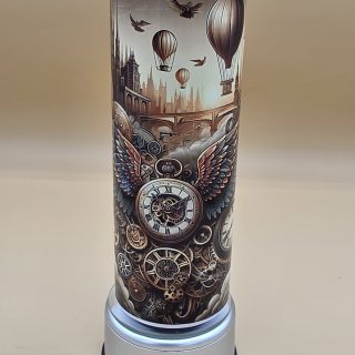 Steampunk Clockwork Sublimation Tumbler