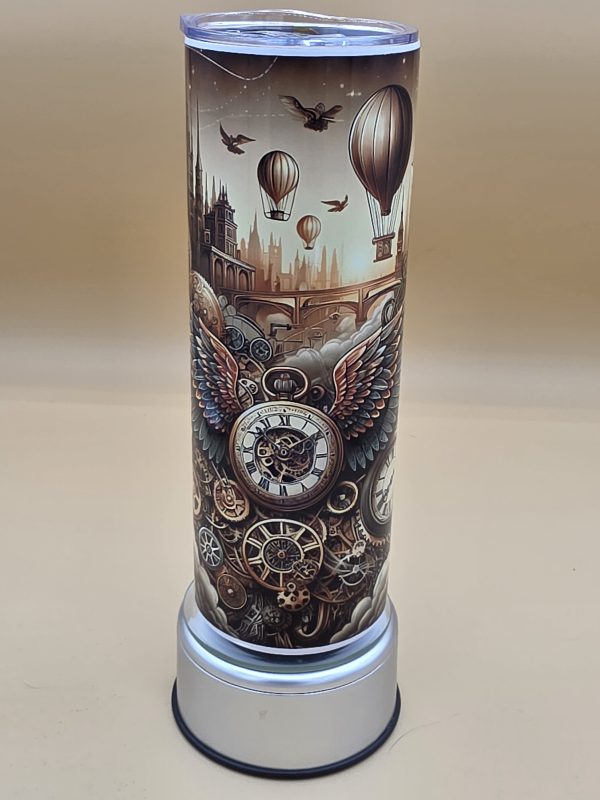 Steampunk Clockwork Sublimation Tumbler