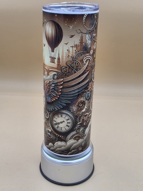 Steampunk Clockwork Sublimation Tumbler