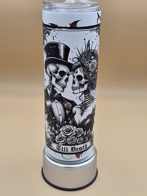 Till Death Glow in the Dark Sublimation Tumbler