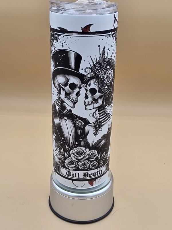 Till Death Glow in the Dark Sublimation Tumbler