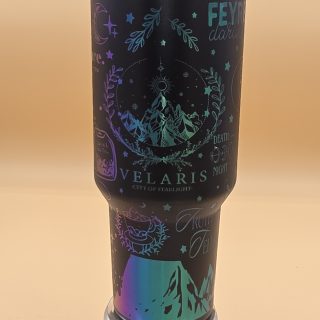 ACOTAR 40 Oz Laser-Engraved Tumbler