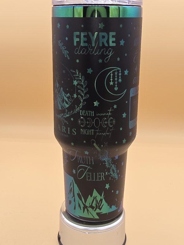 ACOTAR 40 Oz Laser-Engraved Tumbler