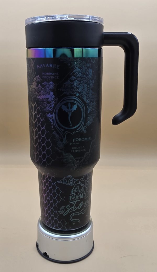 Fourth Wing 40 Oz. Laser-Engraved Tumbler